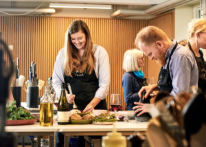 julefrokost aktiviteter madlavning med kollegaer